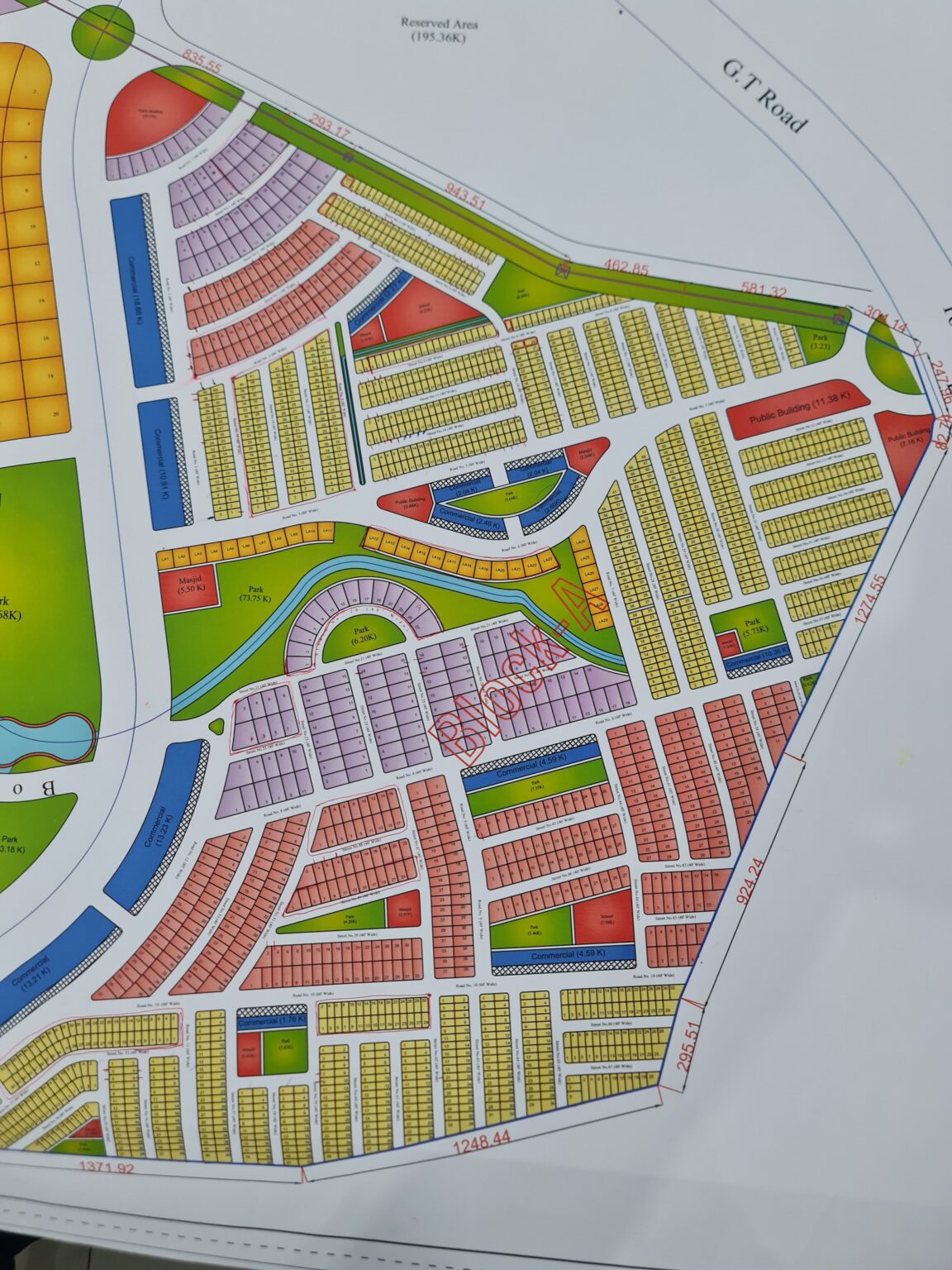 saffron city Rawalpindi master plan